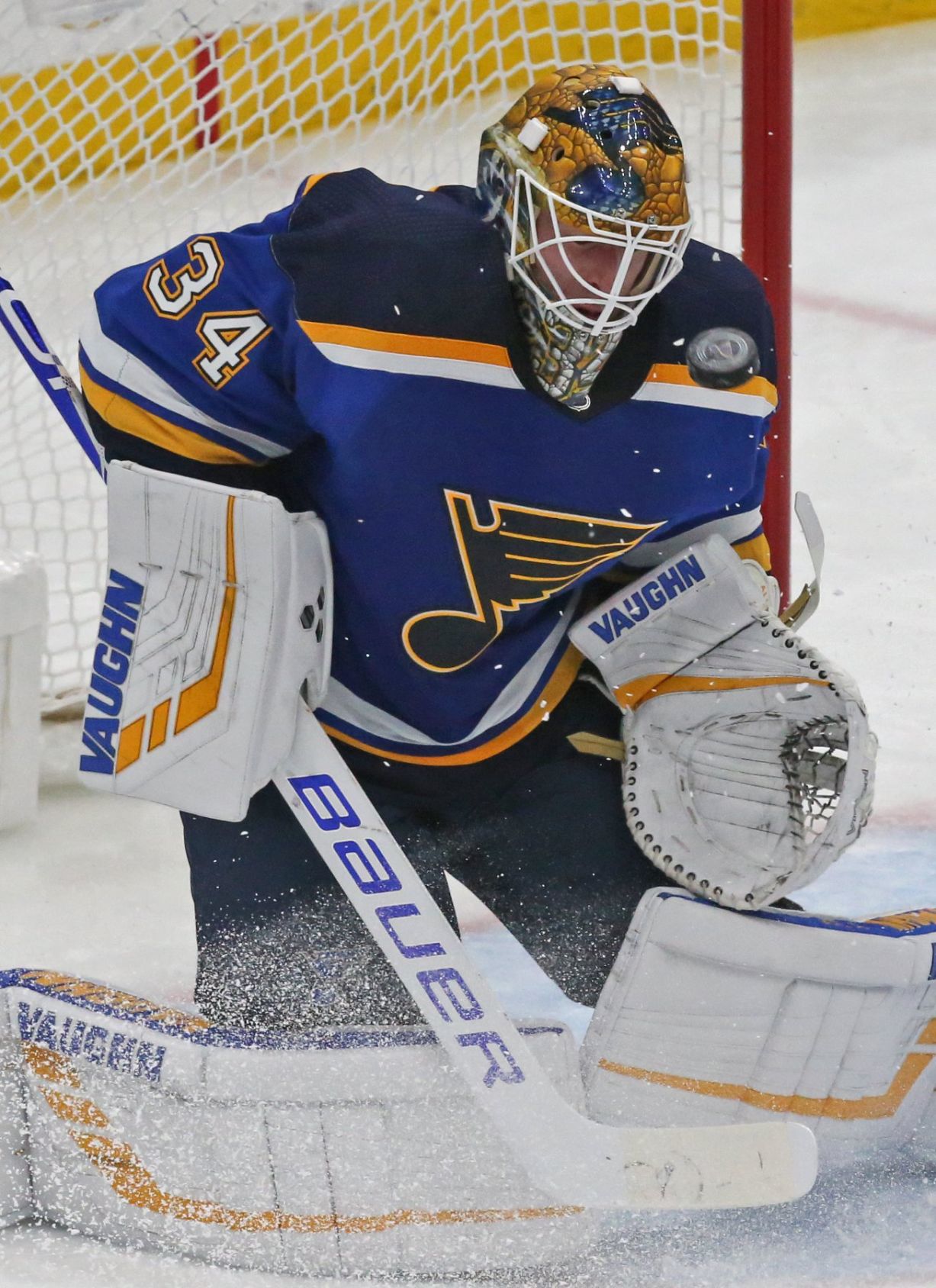 The Blues take on the Stars at Enterprise Center